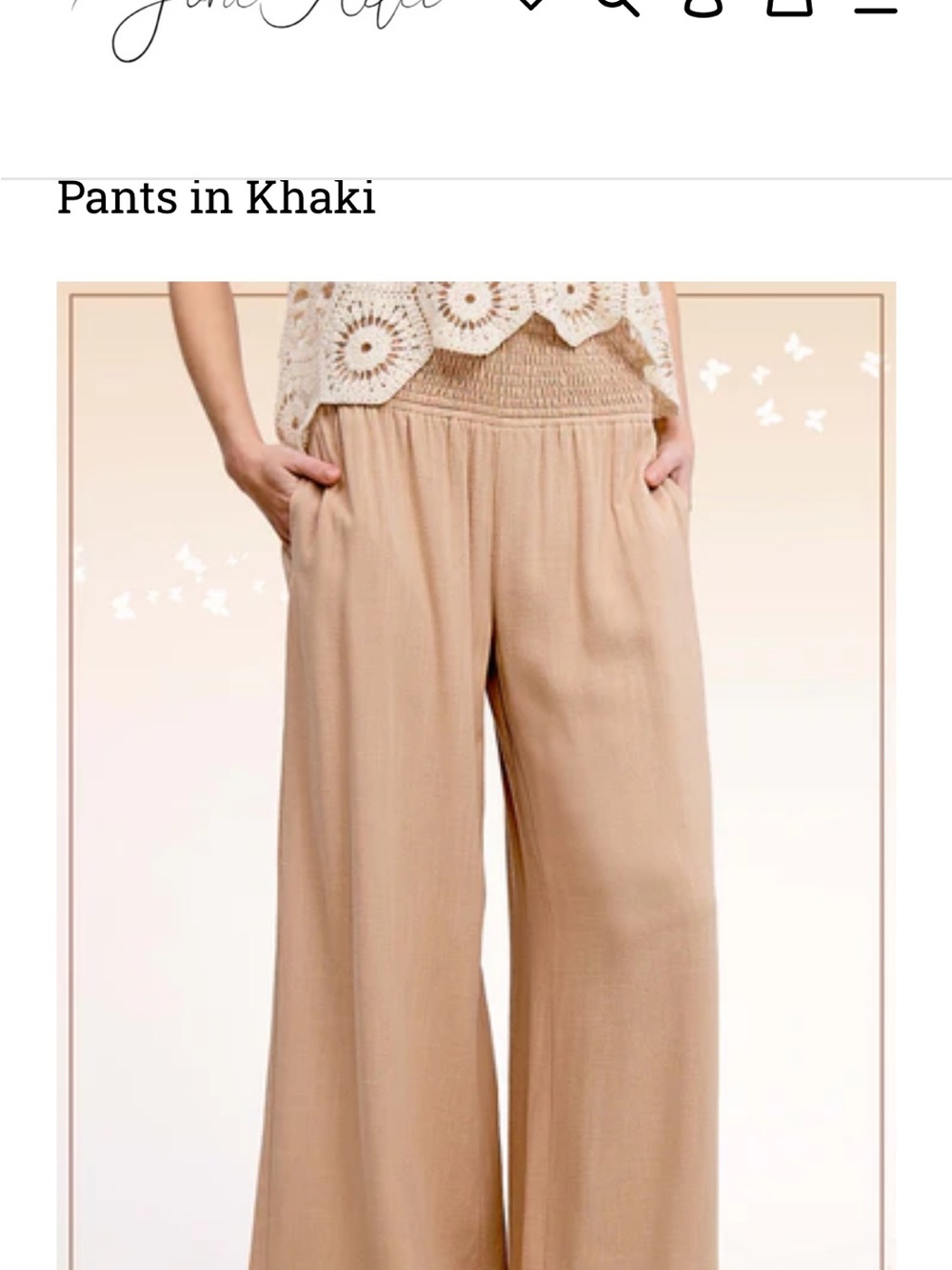 LA Miel blush Pink cropped pants